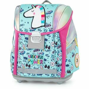 Oxybag UNICORN ICONIC Rucsac școlar, albastru deschis, mărime imagine