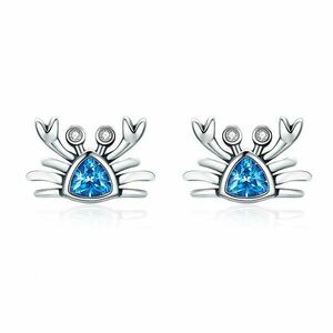 Cercei din argint Little Blue Crab imagine