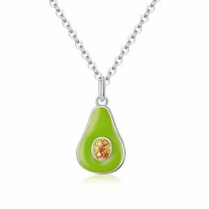 Colier din argint Sparkling Avocado imagine