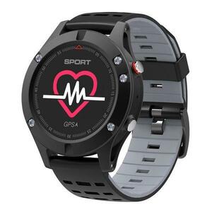 Ceas smartwatch Dt no.1 f5 64kb ram + 512kb rom display 0.95 inch cu touch screen baterie 350mAh GPS altimetru/barometru/termometru imagine