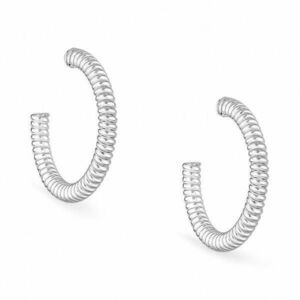 Cercei din argint 925 Sterling, cu inchidere Push-Back, model Silver Wish, 1.7 g imagine