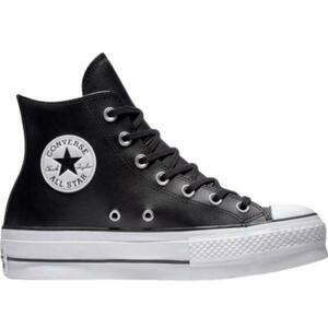 Tenisi femei Converse Chuck Taylor All Star Lift Leather High Top 561675C, 35, Negru imagine