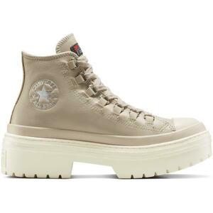 Pantofi sport femei Converse Chuck Taylor All Star Lugged Heel Platform Waterproof Leather A12981C, 39, Bej imagine