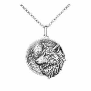 Pandantiv din argint 925, model Wolf - 6.7g imagine