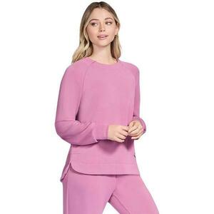 Bluza femei Skechers SKECHLUXE Elevate Crewneck LT152-ROS, XL, Roz imagine