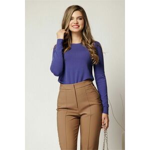 Bluza din tricot mov imagine