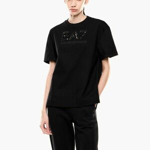 Tricou EA7 TRAIN LOGO SERIES W TEE SS CRYSTAL imagine