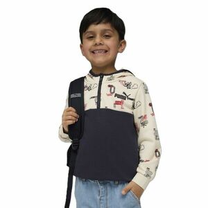 Bluza cu fermoar Puma LITTLE RUNNERS Half-Zip Hoodie PS imagine