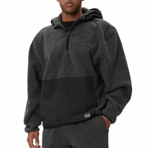 Bluza cu fermoar EA7 TRAIN LOGO SERIES M POLAR LOGO HOODIE HZ imagine