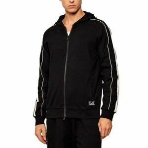 Bluza cu fermoar EA7 TRAIN LOGO SERIES M TAPE HOODIE FZ imagine