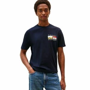 Tricou Tommy Hilfiger TH COLOUR FLAG TEE imagine