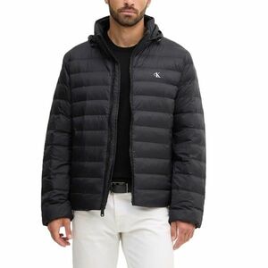 Geaca Calvin Klein LS NYLON LT WT HOODED FZPUFFER imagine