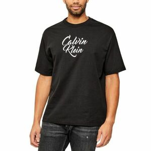 Tricou Calvin Klein SS 16S SN CURSIVE CALVINGRAPHIC imagine