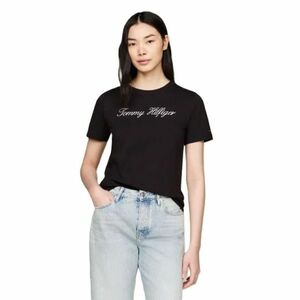 Tricou Tommy Hilfiger NOS SCRIPT REGULAR C-NK SS imagine