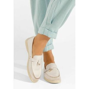 Mocasini dama Anette bej imagine