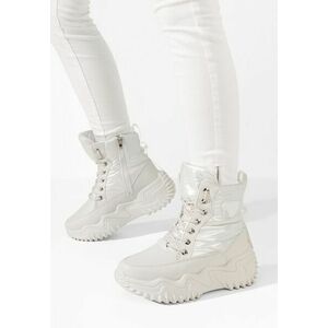 Sneakers dama de iarna Nalonia bej imagine