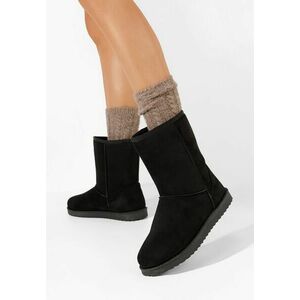 Cizme tip ugg Ozira negre imagine