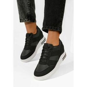 Sneakers cu platforma Kelyna negri imagine