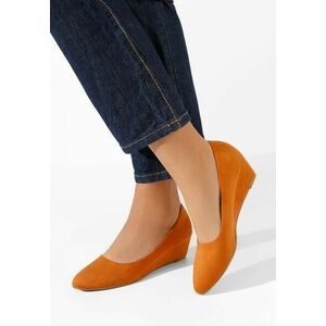 Pantofi cu platforma Orsola camel imagine