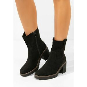 Ghete cu toc Livona negre imagine