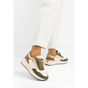 Sneakers cu platformă Ziania verzi imagine
