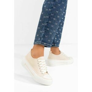 Tenisi cu platformă Antio bej imagine