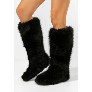 Cizme imblanite dama Gelira negre imagine