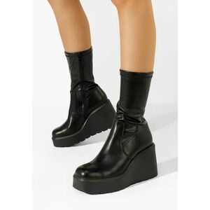 Ghete cu platformă Rozlin V2 negre imagine