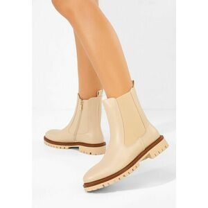 Ghete dama chelsea Tiania bej imagine