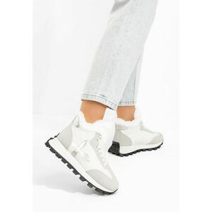 Sneakers dama imblaniti Ozia albi imagine
