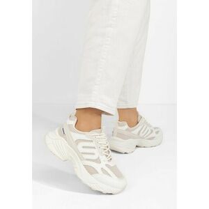 Sneakers dama Angelika bej imagine