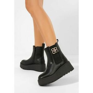 Ghete cu platformă Velanora negre imagine