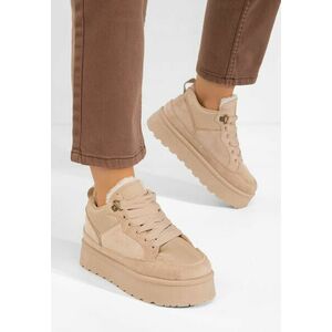 Sneakers cu platformă Isariel kaki imagine