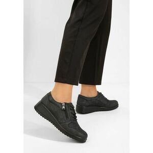 Sneakers dama Gleny negri imagine