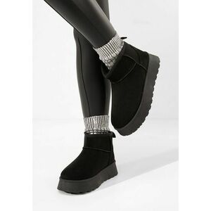 Cizme tip ugg Shayne negre imagine