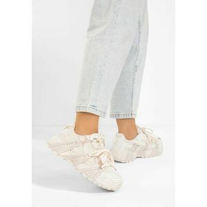 Sneakers dama Viralisa bej imagine
