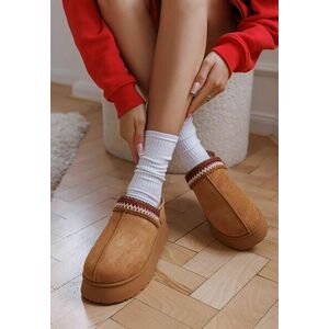 Saboti dama cu platforma Frovia camel imagine