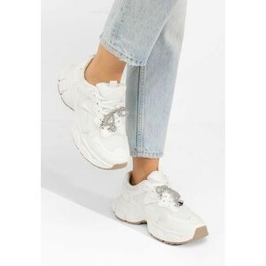 Sneakers dama Jasmyne albi imagine