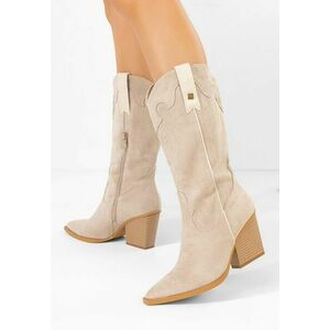 Cizme dama Favira bej imagine