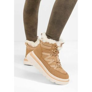 Ghete cu platformă Nimora kaki imagine