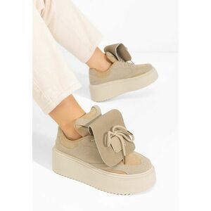 Sneakers cu platformă Oliveia kaki imagine