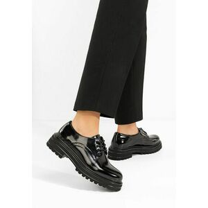 Pantofi oxford dama Danina V2 negri imagine
