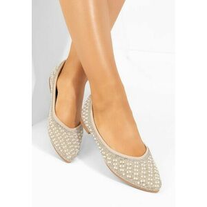 Balerini eleganti Charity bej imagine