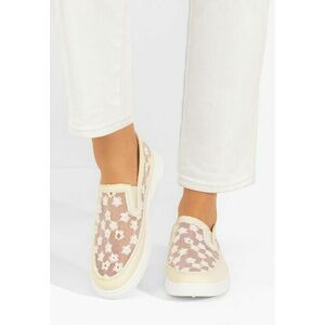 Pantofi casual damă Latyssa bej imagine