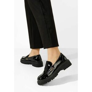 Mocasini dama eleganti Glenda V3 negri imagine