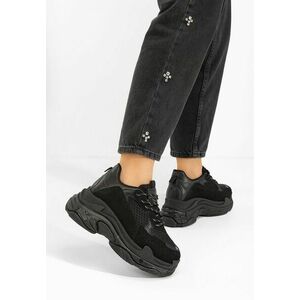 Sneakers cu platformă Sunni negri imagine