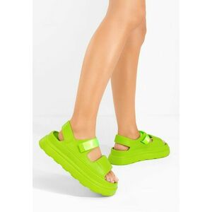 Sandale cu platformă Sharia verzi imagine