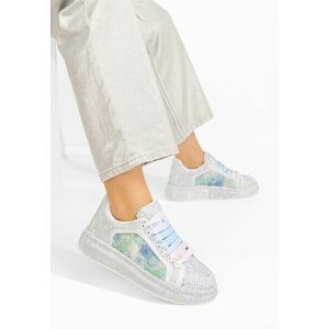 Sneakers dama Florri albi imagine