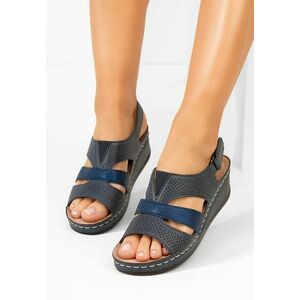 Sandale cu talpa ortopedica Brenita navy imagine