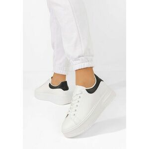 Sneakers cu platformă Kabani albi imagine